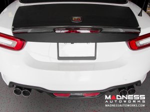 FIAT 124 Spider Rear Spoiler - Carbon Fiber - MADNESS 